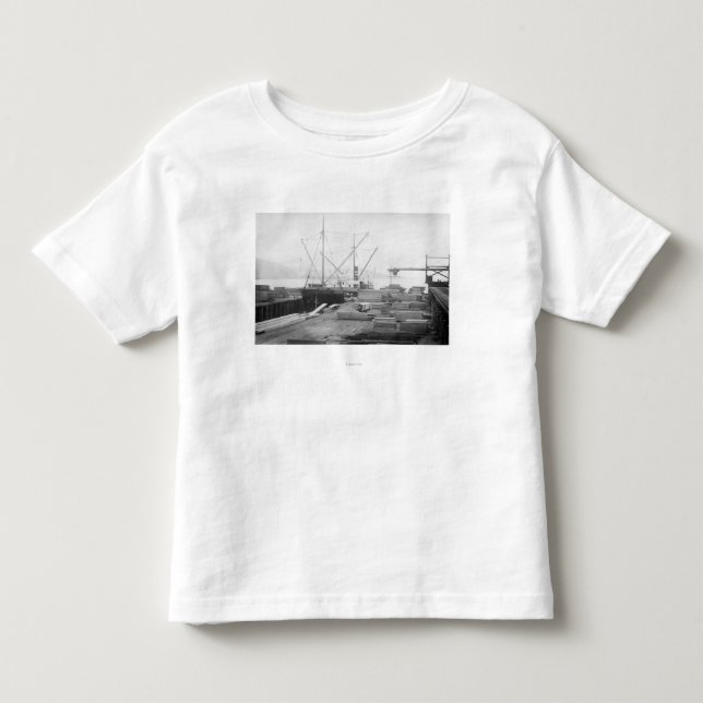 Camiseta De Bebé Madera de construcción del cargamento en general (Anverso)