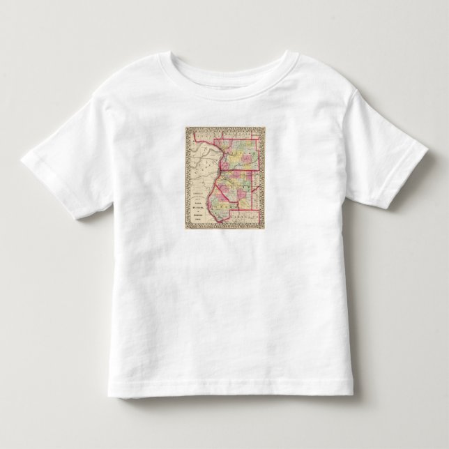 Camiseta De Bebé Madison, St Clair, condados de Monroe (Anverso)