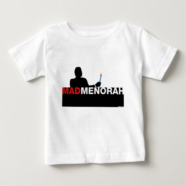 Camiseta De Bebé MadMenorah Jánuca (Anverso)