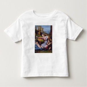 Camiseta De Bebé Madonna de la diadema azul o Madonna de t