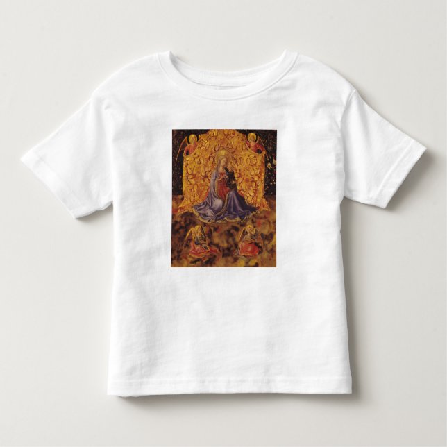 Camiseta De Bebé Madonna de la humildad con el niño y los ángeles (Anverso)