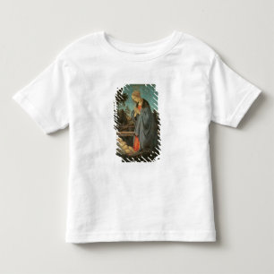 Camiseta De Bebé Madonna que adora al niño, c.1477-80 (aceite en p