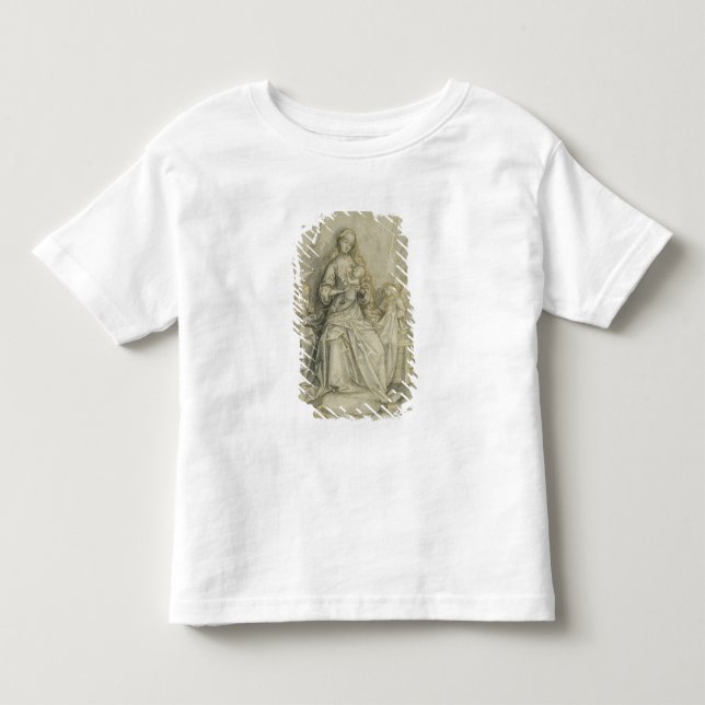 Camiseta De Bebé Madonna y niño 3 (Anverso)