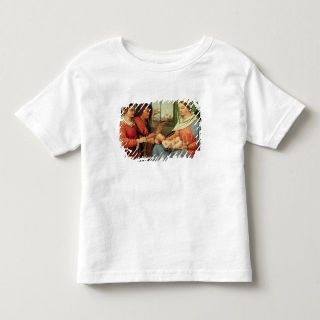 Camiseta De Bebé Madonna y niño con los santos 2 (Anverso)