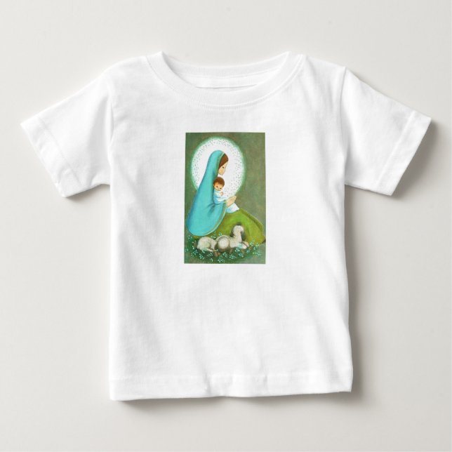 Camiseta De Bebé Madonna y niño de la época más hermosa del siglo m (Anverso)