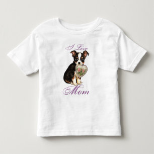 Camiseta De Bebé Madre del corazón de Chihuahua