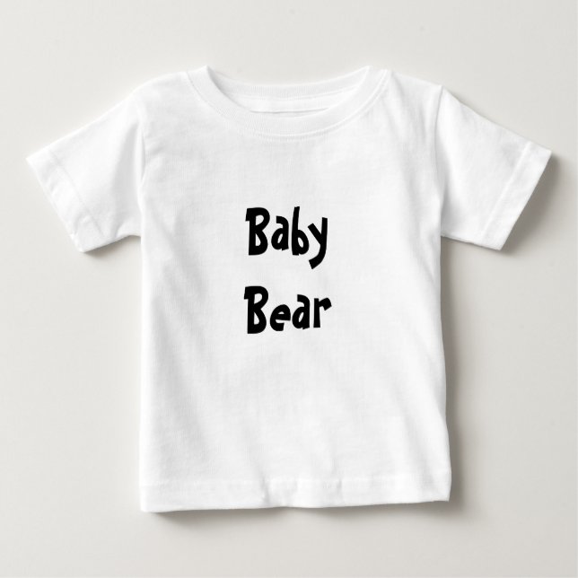 Camiseta De Bebé Madre del oso del bebé/regalo del día de Father - (Anverso)