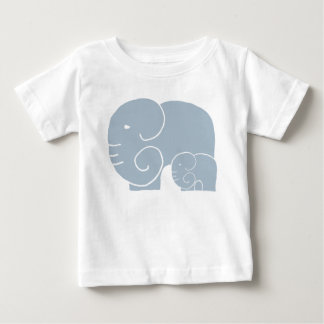 Camiseta De Bebé Madre elefante y bebé Teeshirt
