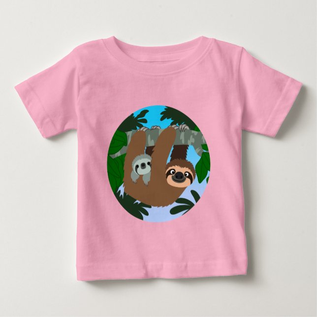 Camiseta De Bebé Madre Personalizado Y Bebé (Anverso)