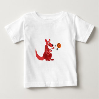 Camiseta De Bebé Madre y bebé del canguro YY con baloncesto