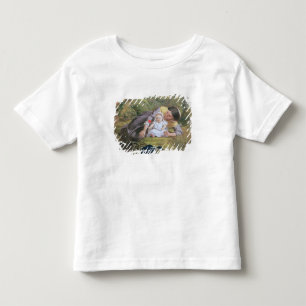 Camiseta De Bebé Madre y niño con una amapola