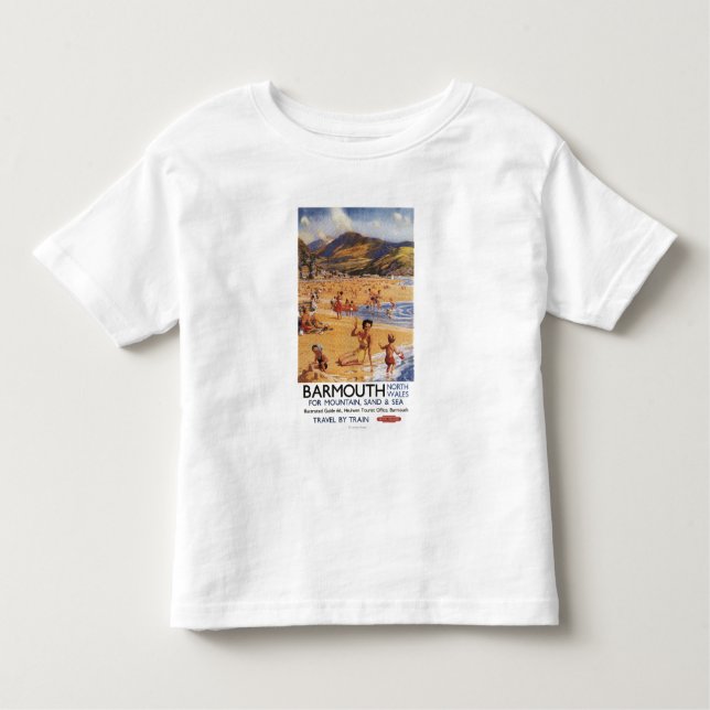 Camiseta De Bebé Madre y niños British Rail de la escena de la (Anverso)