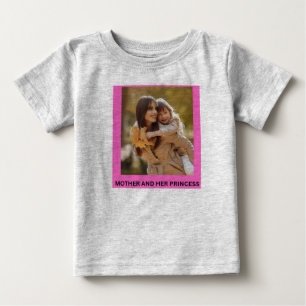 CAMISETA DE BEBÉ MADRE Y SU PRINCESA