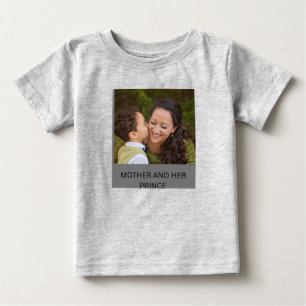 CAMISETA DE BEBÉ MADRE Y SU PRÍNCIPE
