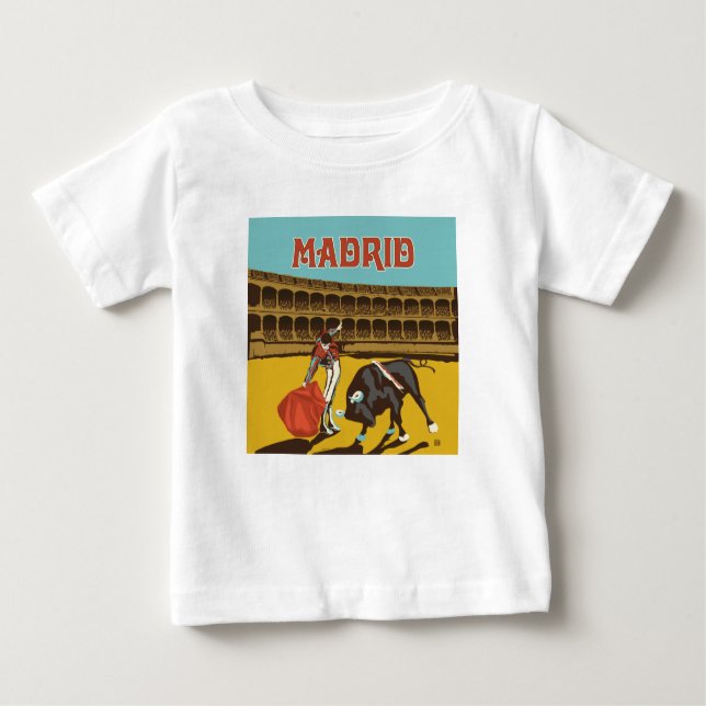 Camiseta De Bebé Madrid (España) (Anverso)