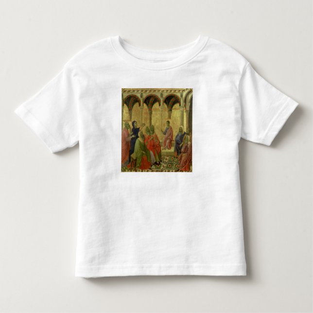 Camiseta De Bebé Maesta: Cristo entre los médicos, 1308-11 (Anverso)