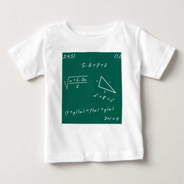 Camiseta De Bebé maestro de matemáticas algebra geek (Anverso)