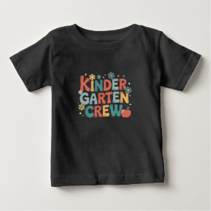 Camiseta De Bebé Maestro Regreso a la Escuela Equipo de Kinder