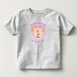 Camiseta De Bebé Magia de cumpleaños: Conejo sobre patines