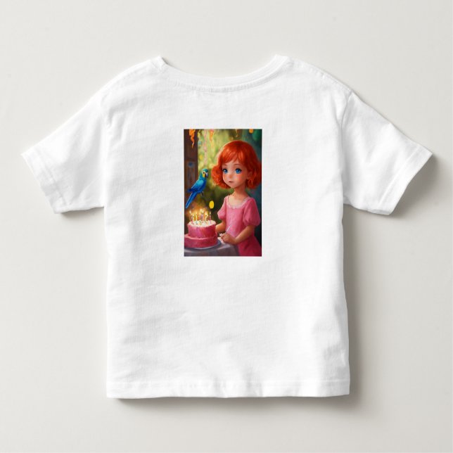 Camiseta De Bebé Magia del cumpleaños de la princesa (Reverso)