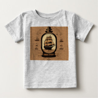 Camiseta De Bebé "Magia marítima: Barco en una botella"