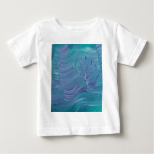 Camiseta De Bebé Magia Subacuática Arte Abstracto Colorido Único