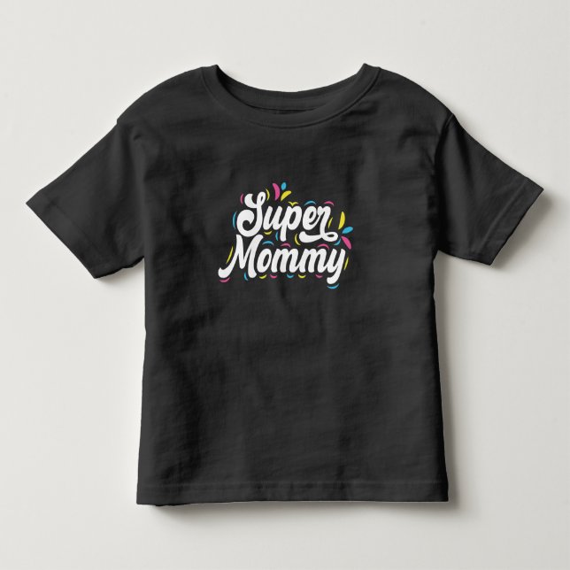 Camiseta De Bebé Magia tipografía de diseño (Anverso)