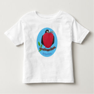 Camiseta De Bebé Magnífico personalizado de pájaro fragata