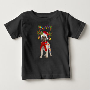 Camiseta De Bebé Magnífico regalo de Navidades de renos de Bulldog 