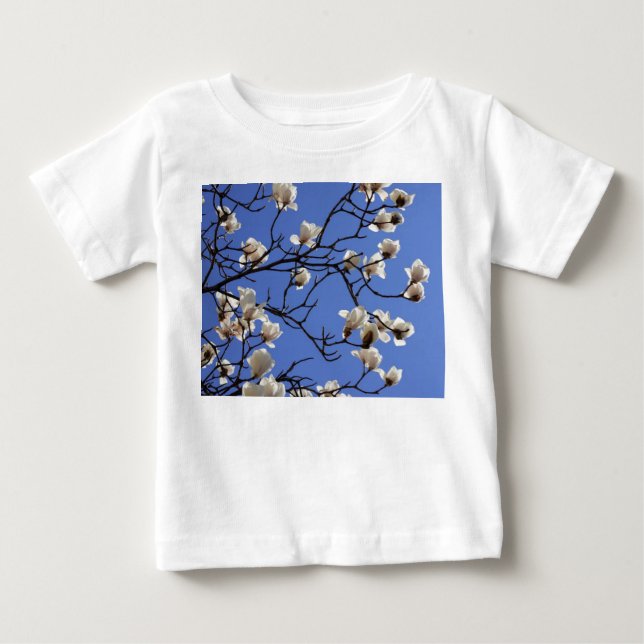 Camiseta De Bebé Magnolias florecientes (Anverso)