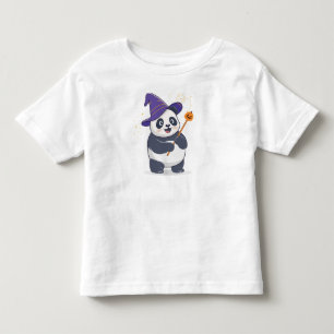 Camiseta De Bebé Mago Panda Caprichoso con Sombrero Mágico