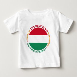 Camiseta De Bebé Magyarország Hungary Art Shield