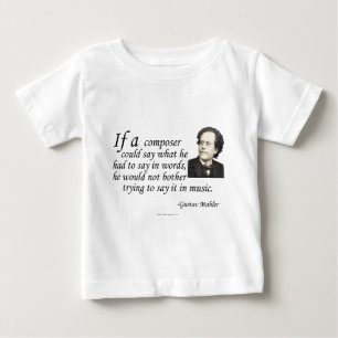 Camiseta De Bebé Mahler en componer