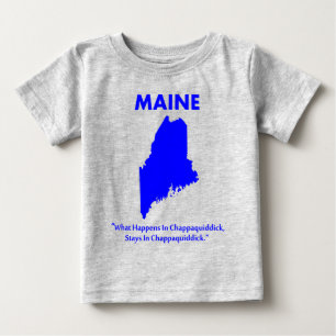 Camiseta De Bebé Maine - Lo que pasa en Chappaquiddick...