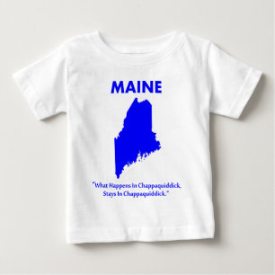 Camiseta De Bebé Maine - Lo que pasa en Chappaquiddick...