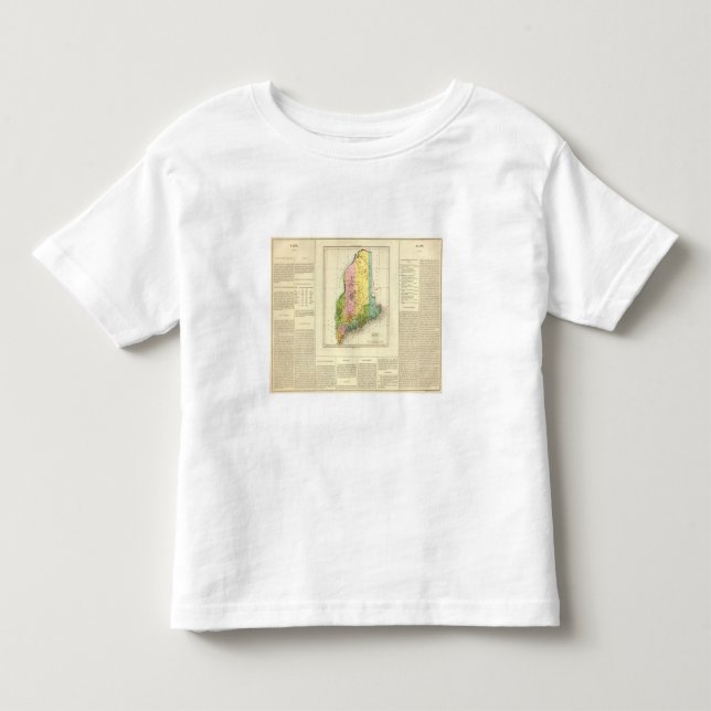 Camiseta De Bebé Maine los E.E.U.U. (Anverso)