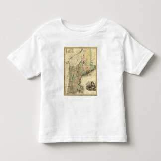Camiseta De Bebé Maine, New Hampshire, Vermont, Massachusetts