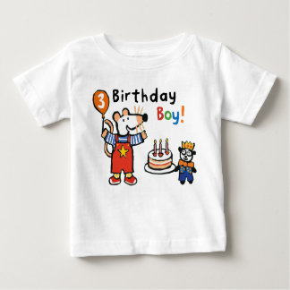 Camiseta De Bebé Maisy Birthday Boy, 3 años