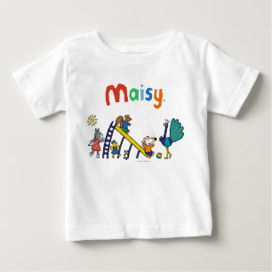 Camiseta De Bebé Maisy en el patio de recreo con sus amigos