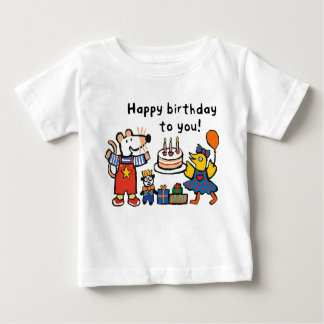 Camiseta De Bebé Maisy Happy Birthday