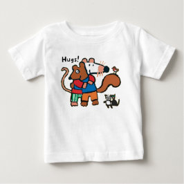 Camiseta De Bebé Maisy le dio a Cyril un abrazo