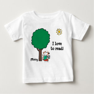 Camiseta De Bebé Maisy Lee Su Libro De Bibliotecas Fuera