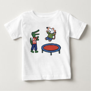 Camiseta De Bebé Maisy salta sobre la Trampolina