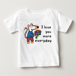 Camiseta De Bebé Maisy Te Amo Más A Diario