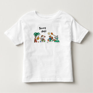 Camiseta De Bebé Maisy y amigos en la playa