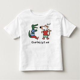 Camiseta De Bebé Maisy y Charley Bit Me