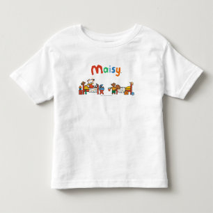 Camiseta De Bebé Maisy y Cyril van de vacaciones
