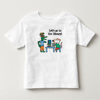 Camiseta De Bebé Maisy y los amigos gozan de la biblioteca