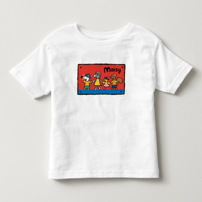 Camiseta De Bebé Maisy y los mejores amigos se dan la mano (Anverso)