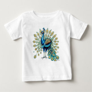 Camiseta De Bebé Majestic Peacock